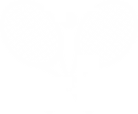 Tennis racket line-art graphic
